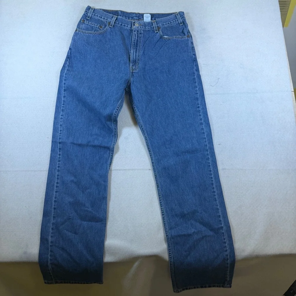 Levis Mens Regular Straight Leg Jeans Medium‎ Wash Blue 100 Cotton 36x34 7362